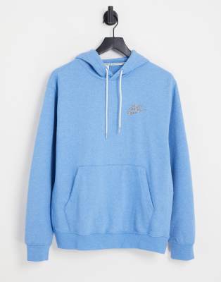 Nike Revival fleece hoodie in dutch blue - MBLUE