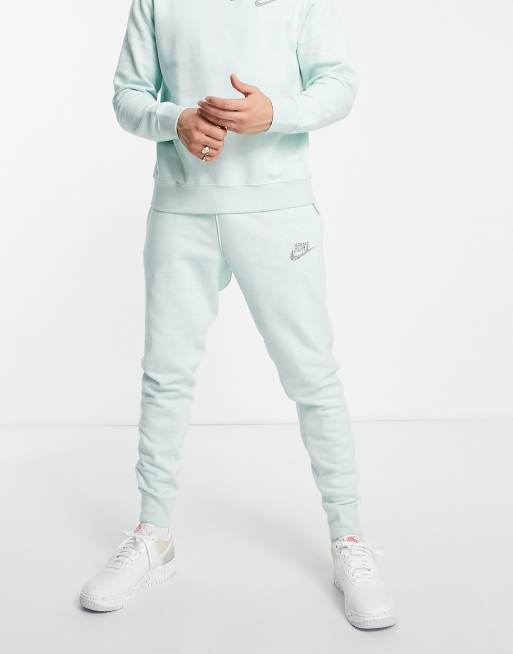 Nike Revival fleece joggers in mint MGREEN