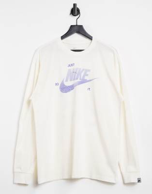 nike logo shirt off white