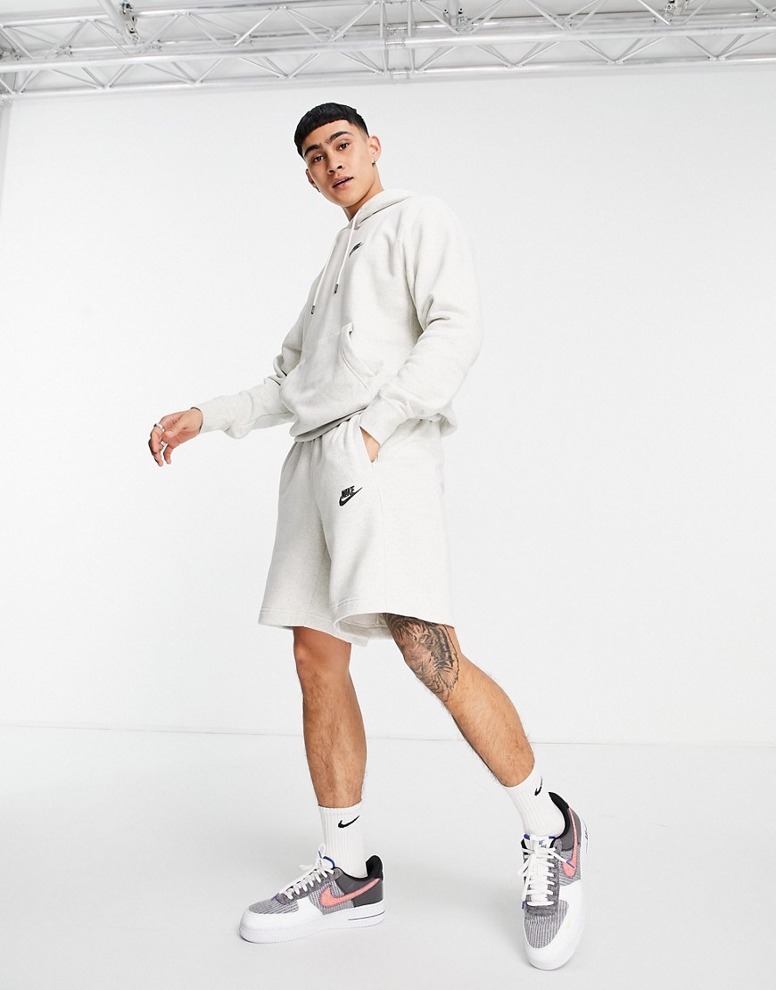 Nike Revival shorts in off white