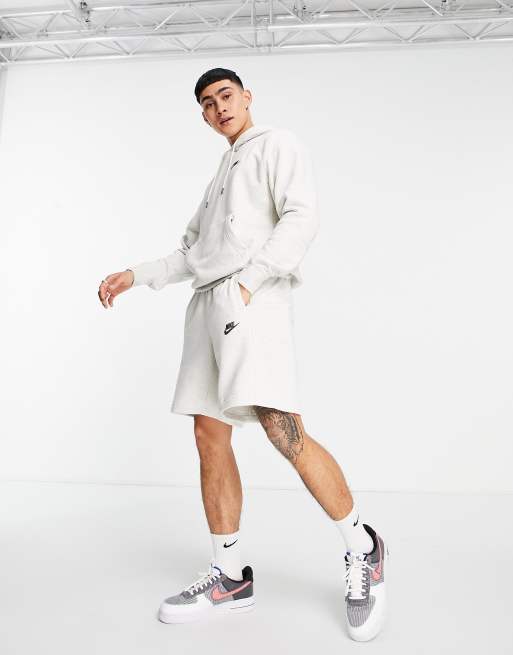 Nike Revival shorts in off white 