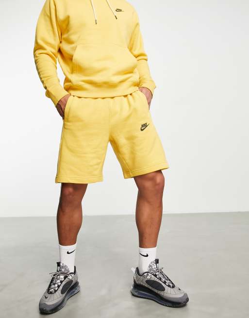 Mustard yellow 2025 nike shorts