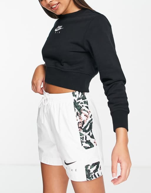 Nike Revival Statement woven shorts in white