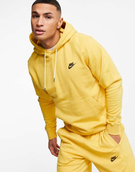 Nike - Revival - Sweat à capuche à logo - Moutarde pâle