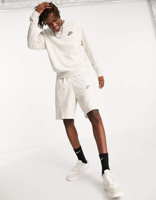 nike sweat short set