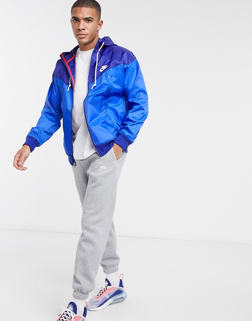 Nike Revival windrunner jacket in blue