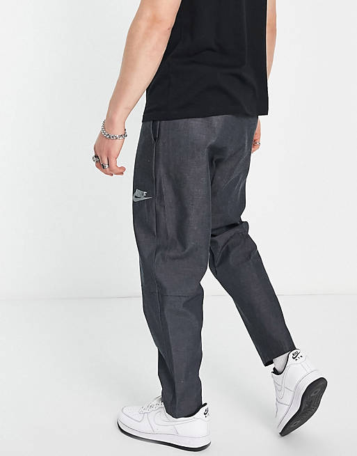 Few Momentum Deliberately Nike Revival woven straight leg pants in smoke grey | ASOS