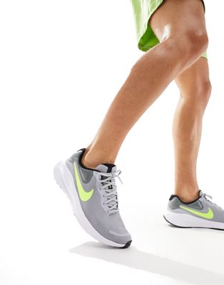 Nike Revolution 7 in grey and neon - ASOS Price Checker