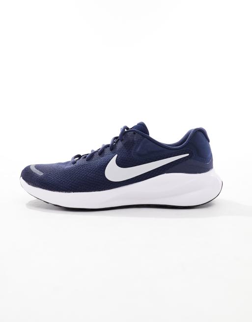 Nike Revolution 7 trainers in navy and white ASOS