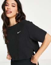 Noisy May cropped t-shirt in black | ASOS