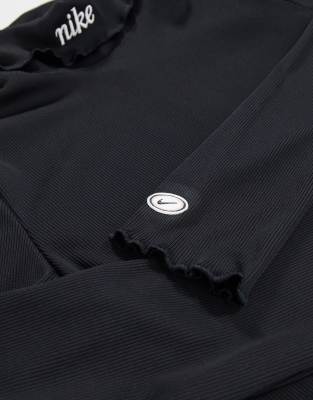 nike ribbed high neck