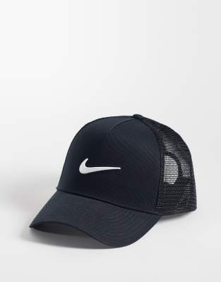 Nike Rise Swoosh Cap In Blue