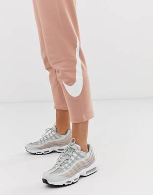 nike oversized swoosh joggers