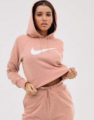 women's white and gold nike hoodie