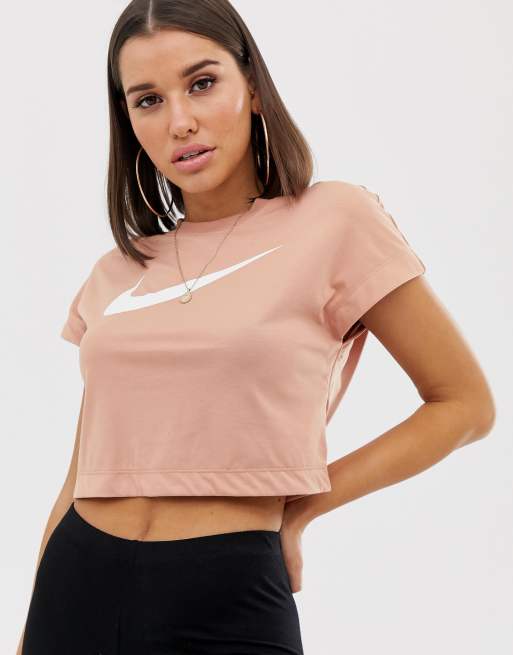 Rose gold nike cheap shirt women's