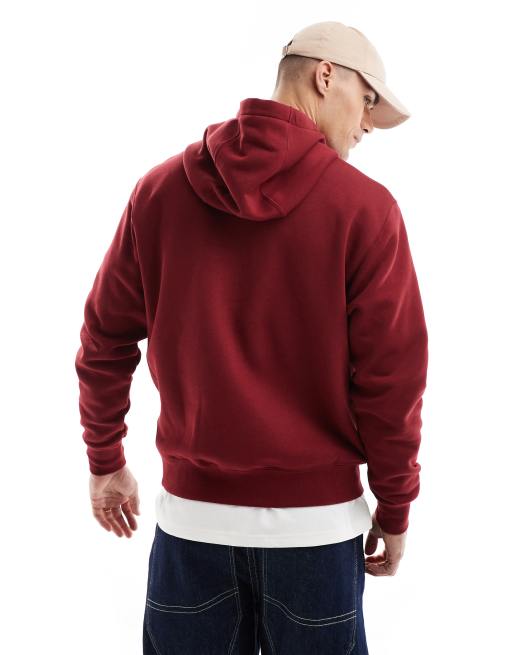 Nike Rose Swoosh logo hoodie in red