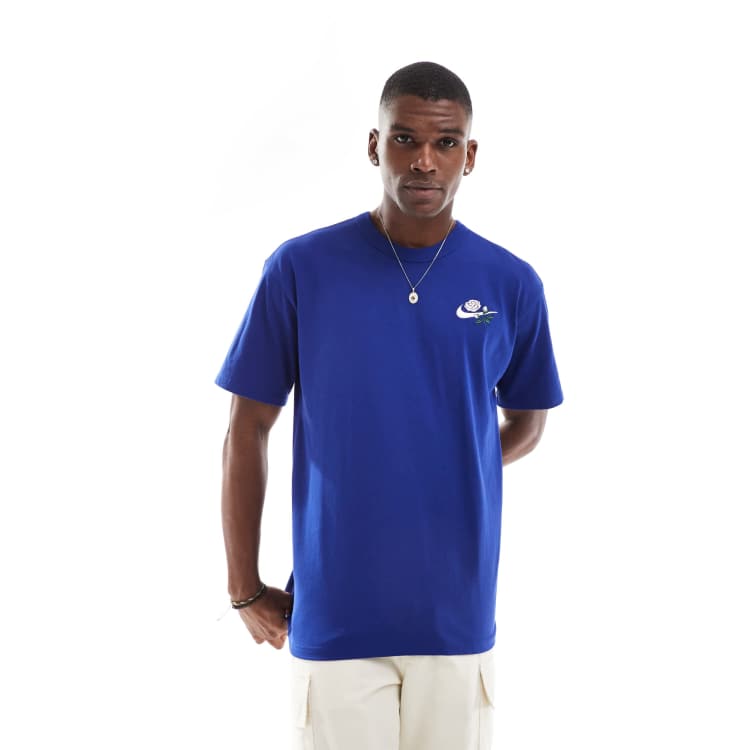 T shirt nike swoosh rose clearance