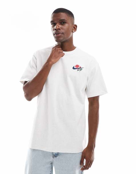 Nike Rose Swoosh logo t-shirt in gray - view 1
