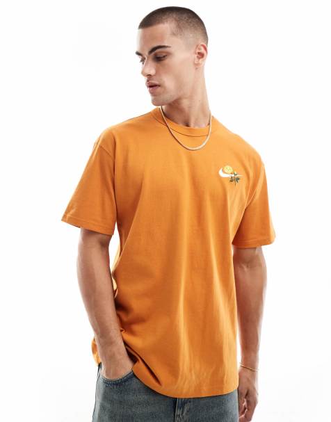 Nike Rose Swoosh logo t-shirt in orange - view 1
