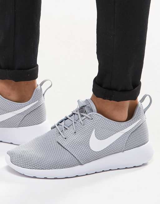 Nike roshe run on sale grigie e bianche