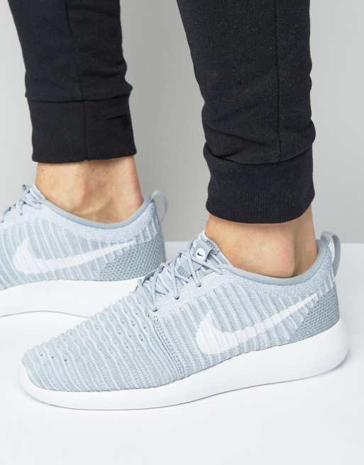 Roshe best sale flyknit grey