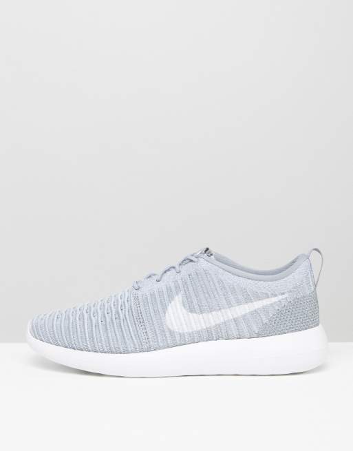 Nike roshe sale 2 flyknit grey