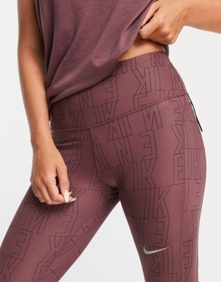 Pantalons et leggings Nike Run - Division - Legging en tissu Dri-FIT - Violet