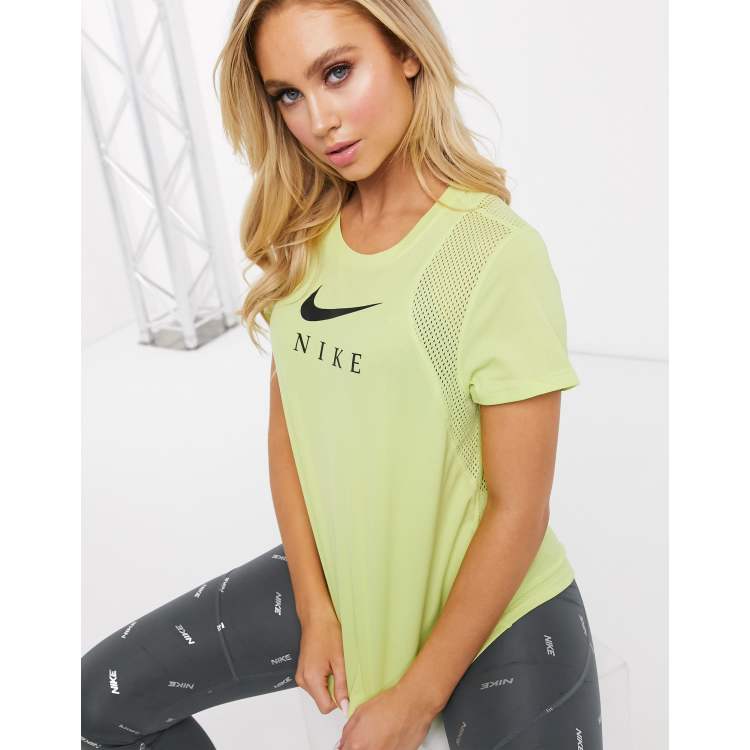 Lime green nike outlet shirt womens