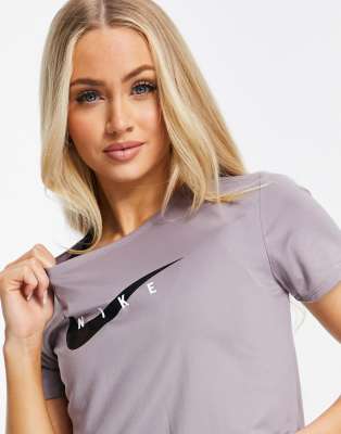 nike miler t shirt purple