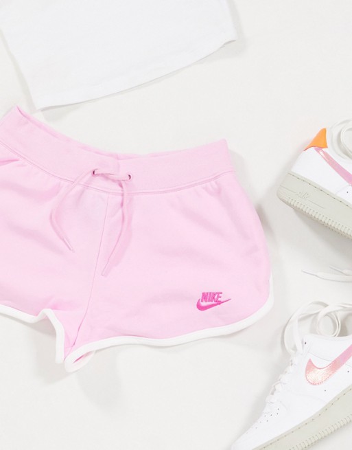 Nike runner shorts in pink