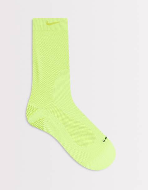 Nike Running 1 pack crew socks in green - view 1