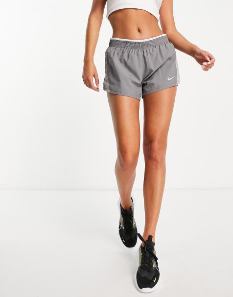 Nike grey deals shorts womens