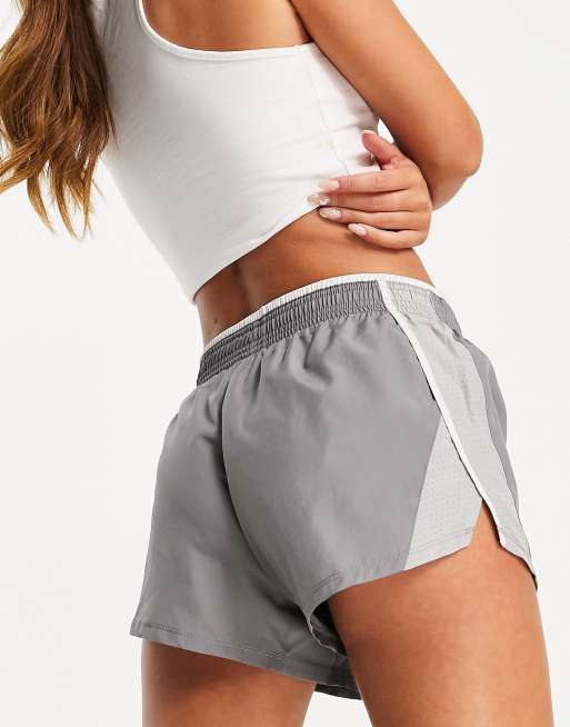 Nike Girls 10K Running Short Running Shorts Cool Grey Small 