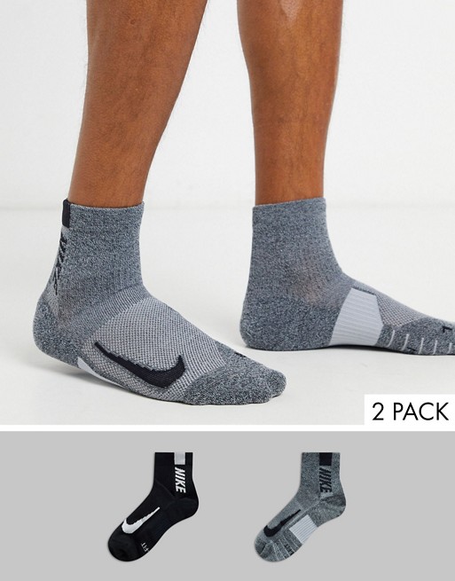Nike Running 2 Pack Multiplier Socks