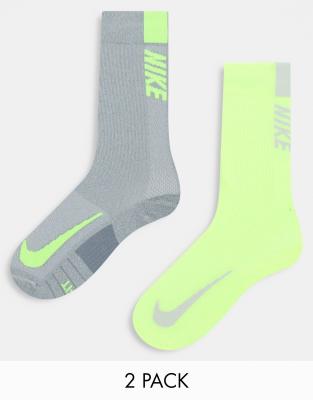 nike neon yellow socks