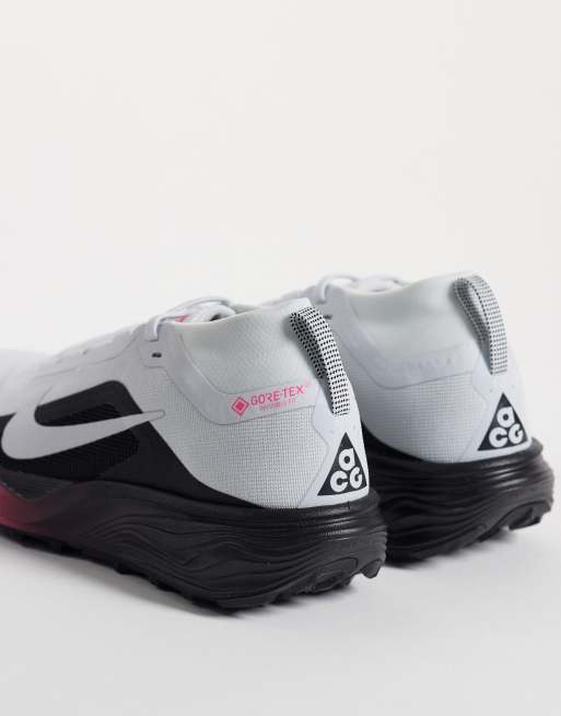 Nike Running ACG Pegasus Trail Gore-Tex trainers in white, black & pink, 2 of 5