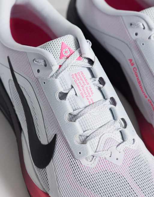 Nike Running ACG Pegasus Trail trainers in white & black, 4 of 5