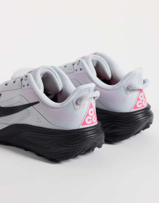 Nike Running ACG Pegasus Trail zapatillas de deporte en blanco y negro, 2 de 5
