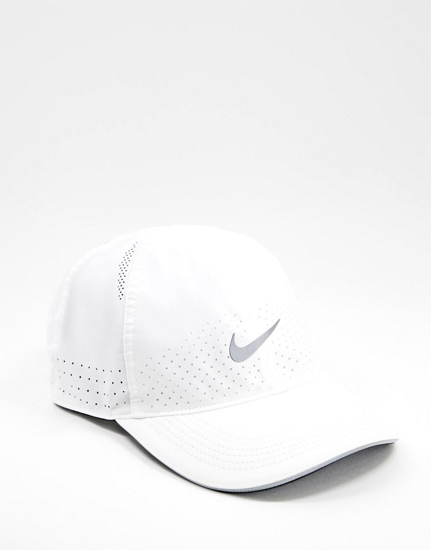 Nike Running Aerobill Dri-FIT cap in white