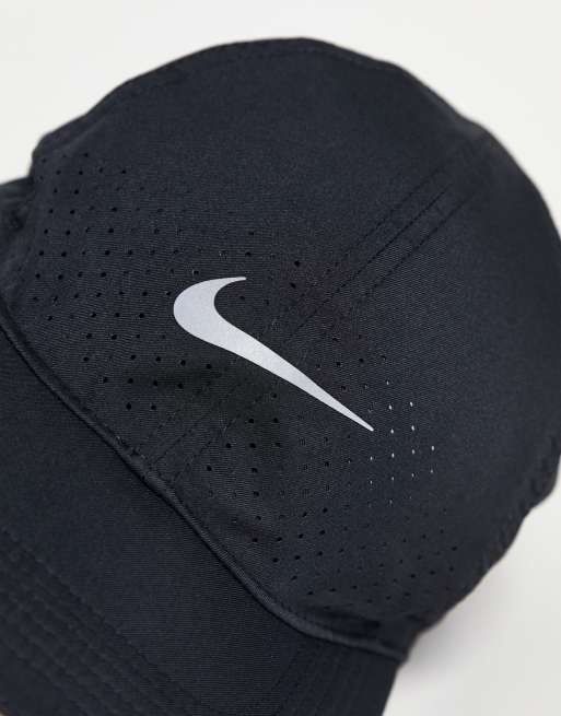 Nike Running – Aerobill Dri-FIT – Czarna czapka z daszkiem, 3 z 4