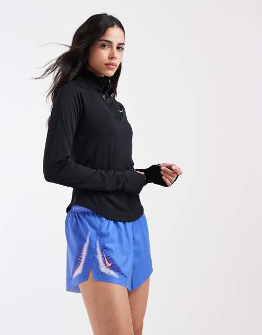 Nike Running - Aeroswift - Short 3 pouces à taille mi-haute en tissu Dri-FIT - Bleu, 2 de 5