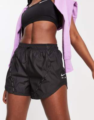 Nike Running Air Dri-FIT curved hem shorts in black - ASOS Price Checker