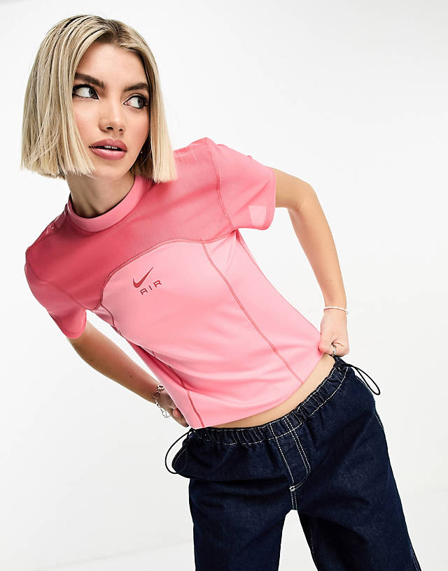 Nike Running - air dri-fit short-sleeve t-shirt in pink