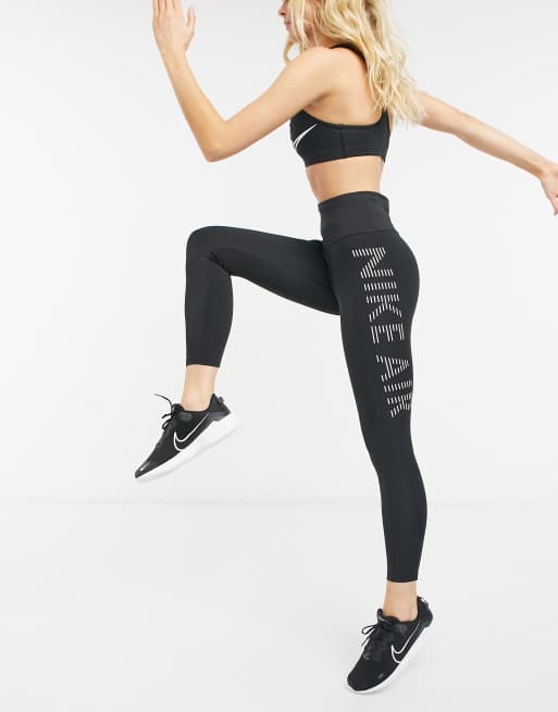  Nike Air Women's 7/8 Running Tights Black X-Small