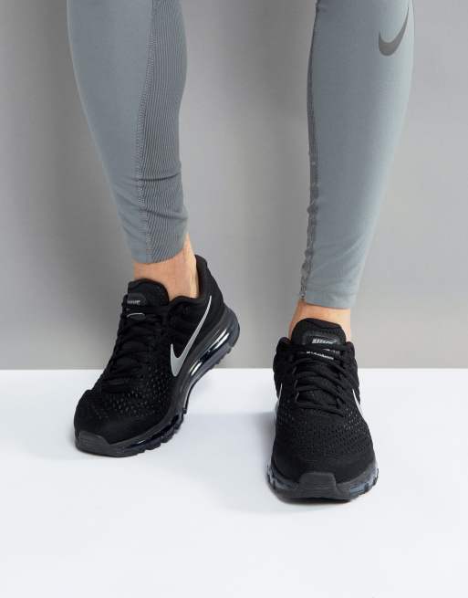 Nike Running Air Max 2017 trainers in black 849559 001 ASOS