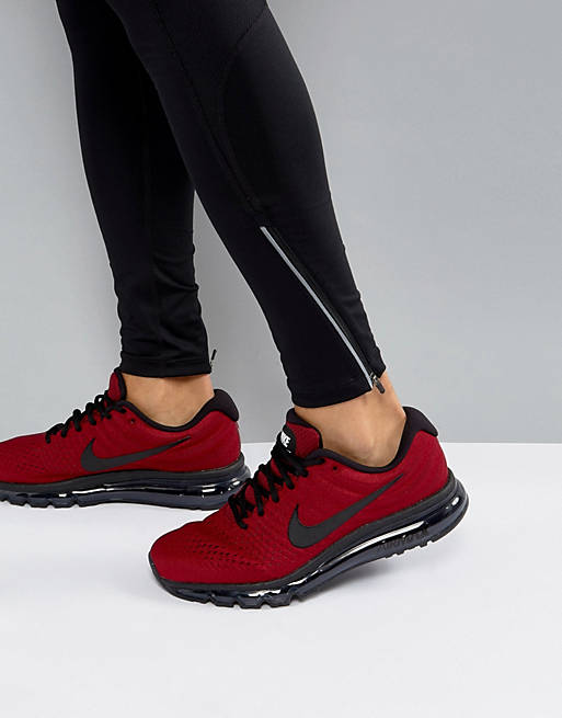 Nike Running Air Max 2017 Trainers In Red 849559-603