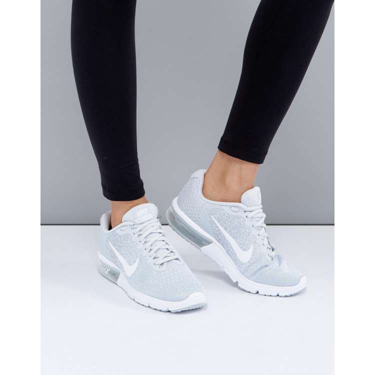 Air max sequent 2025 2 femme grise