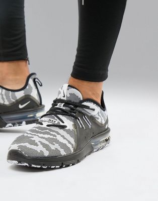 Nike Running Air Max sequent 3 trainers in black camo ar0251-001 | ASOS