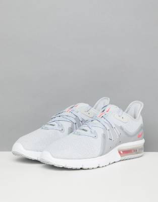 nike air max sequent grey pink