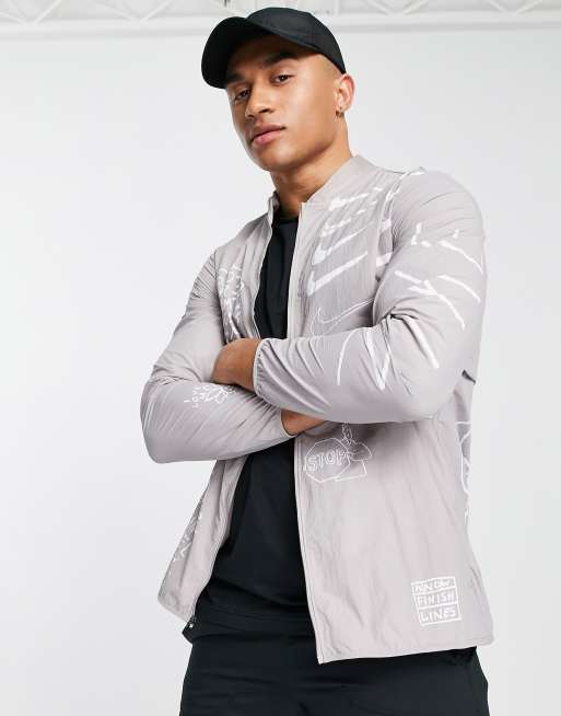 Nike nathan bell store running jacket